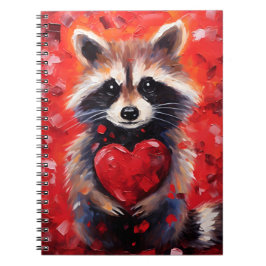 Carnet Journée Racoon Valentines
