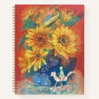 Carnet Journey of Whimsy: Sunflower & Rainbow
