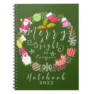 Carnet Joy Christmas Green