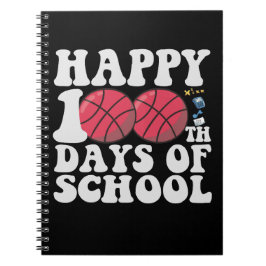 Carnet Joyeux 100E Jours De Basketball Scolaire Amateurs 