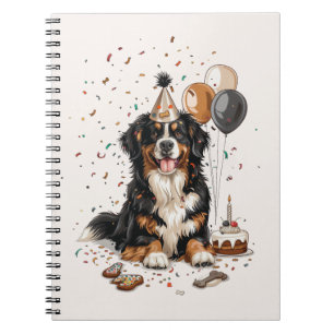 Carnet Joyeux anniversaire Bernese Mountain Dog