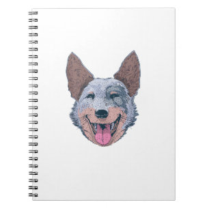 Carnet Joyeux chien de bétail australien