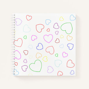 Carnet Joyeux coeur coloré