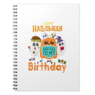 Carnet Joyeux Halloween Anniversaire Né En Octobre Hallow