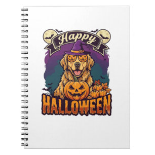 Carnet Joyeux Halloween Chapeau de Sorcière Citrouille Go
