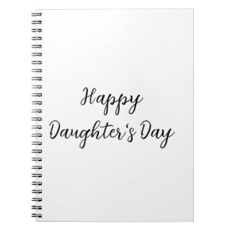Carnet Joyeux jour de filles si.ple minimum ajouter le no