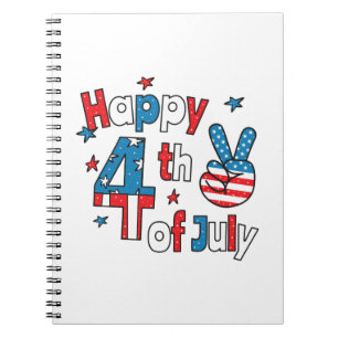 Carnet Joyeux Jour de l'Indépendance 4 juillet