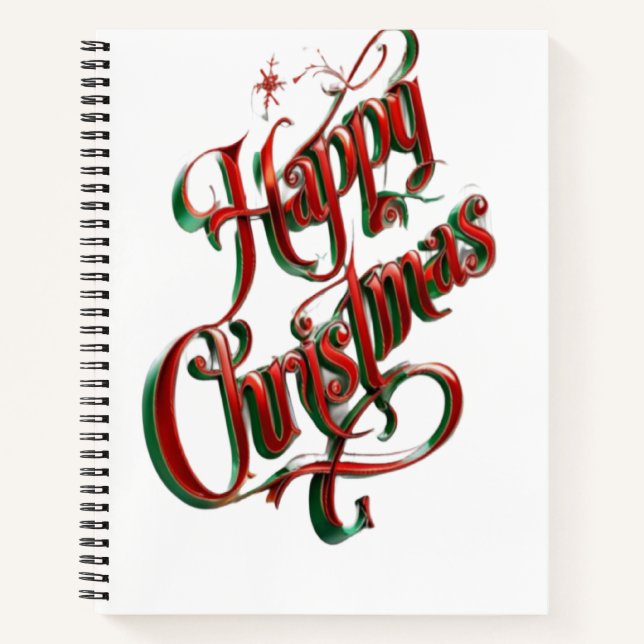 Carnet Joyeux Noël (Devant)