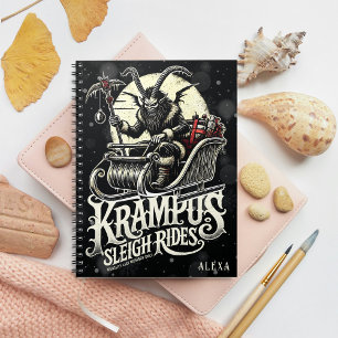 Carnet Joyeux Noël Krampus Krampus Promenades en traîneau