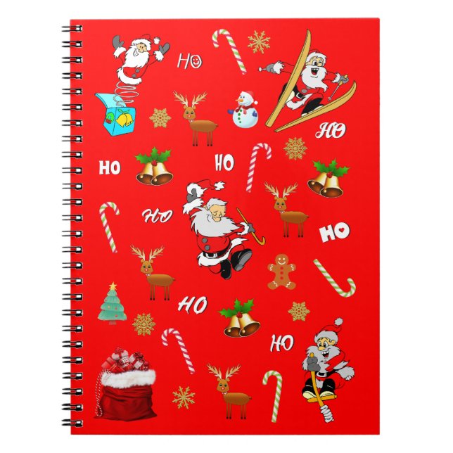Carnet Joyeux Noël Nice Naughty 25 décembre Noël (Devant)