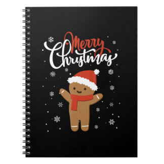 Carnet Joyeux Noël pain d'épice | biscuit de Noël