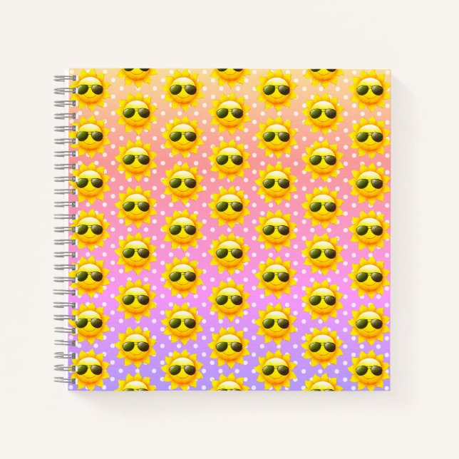 Carnet Joyeux soleil (Devant)