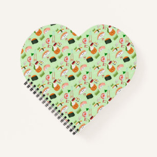 Carnet Joyeux Sushi Kawaii