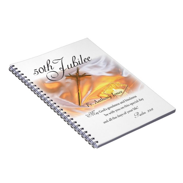 Carnet Jubilé d'or Vie religieuse, Cross Candle (Côté Droit)
