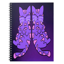 Carnet Jumeaux de Kitten violet