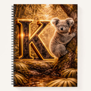 Carnet Jungle Alphabet Lettre K Koala Or Éducatif