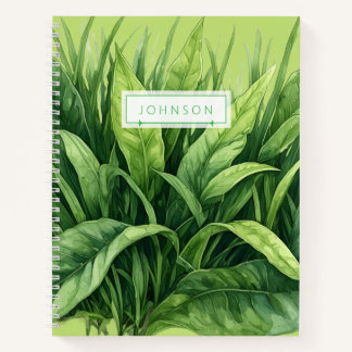 Carnet Jungle leafs Spiral Sketchbook Notebook