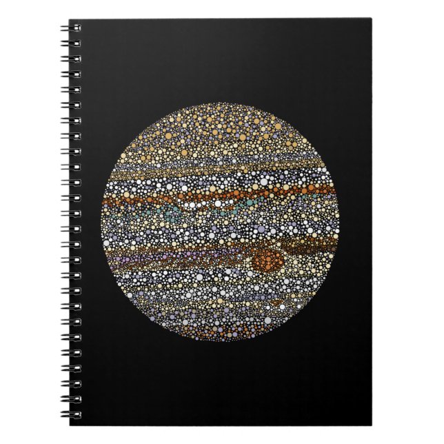 Carnet Jupiter En Points (Devant)