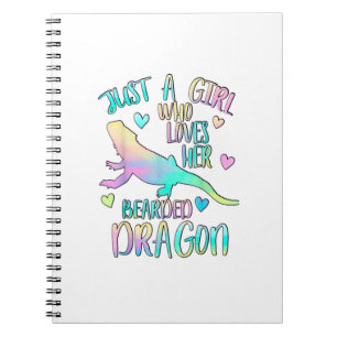 Carnet Just A Girl Who Loves Her Bearded Dragon L