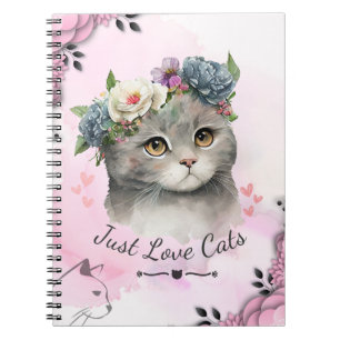 Carnet Juste aimer les chats