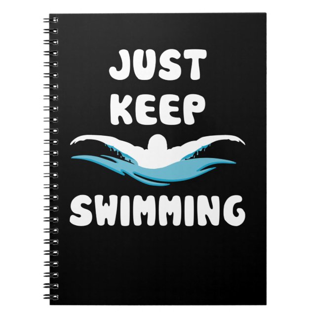 Carnet Juste Garder La Baignade - Baignade Amusante Sport (Devant)