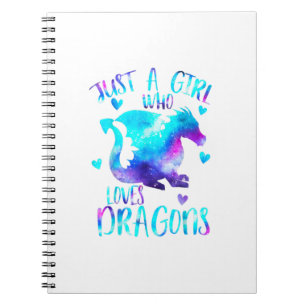 Carnet Juste Une Fille Qui Aime Les Dragons J'Aime Drôle
