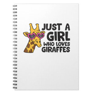Carnet Juste une fille qui aime les girafes _3