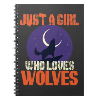 Carnet Juste une fille qui aime les loups