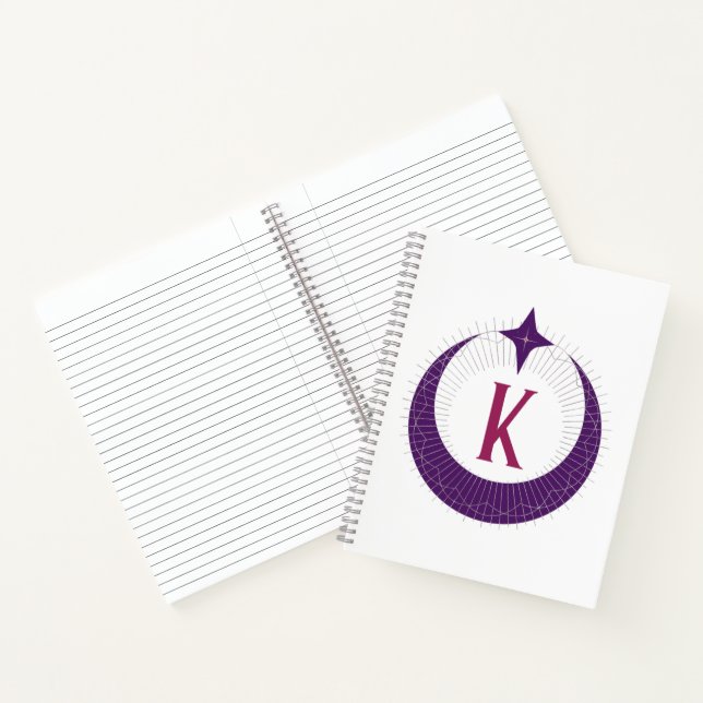 Carnet K - Monogramme de la lune (Intérieur)