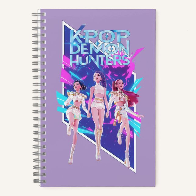 Carnet K-Pop Anime Idol Group Spiral Notebook (Recto)