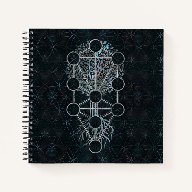Carnet Kabbalah L'arbre de vie - Etz Hayim (Devant)