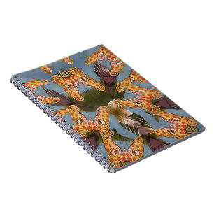 Carnet Kaleidoscope Giraffe Mandala : Safari Art Abstrait