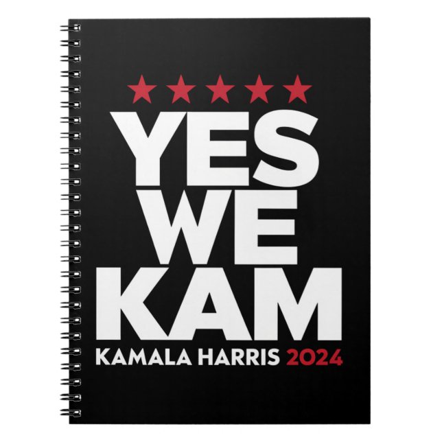 Carnet Kamala Harris Oui Nous Kam pour le président améri (Devant)