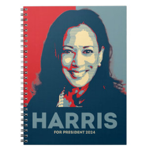 Carnet Kamala Harris pour le président 2024 - Hope