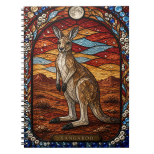 Carnet Kangourou, vitrail Desert Star