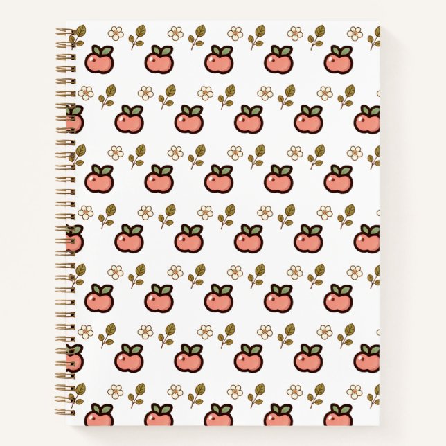 Carnet Kawaii Apple bundle  (Devant)