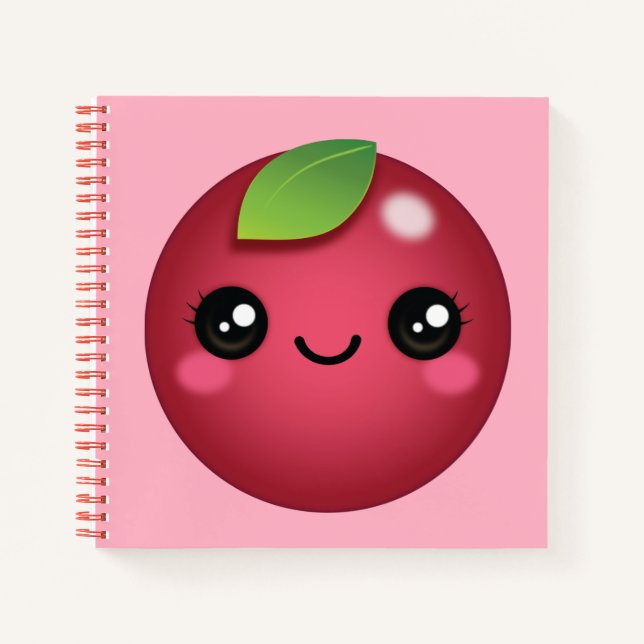 Carnet Kawaii Cranberry (Devant)