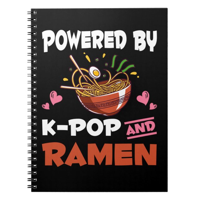 Carnet Kawaii Noodles Kpop et Ramen (Devant)