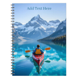 Carnet Kayaking in Mountains Personalized