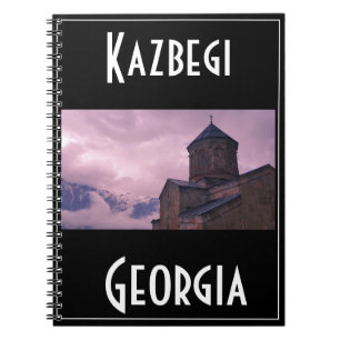 Carnet Kazbegi Stepantsminda Géorgie Caucuses Montagnes