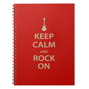 Carnet Keep Calm and Rock On !