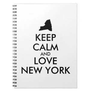 Carnet KEEP CALM et LOVE NEW YORK personnalisables