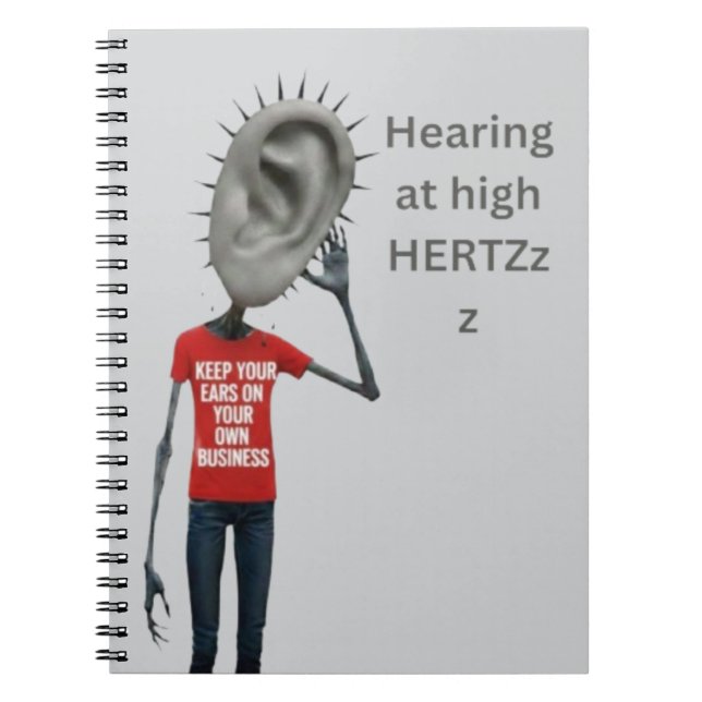 Carnet Keep your ears on your own business (Devant)