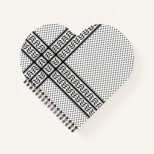 Carnet Keffiyeh symbole de la résistance palestinienne mo