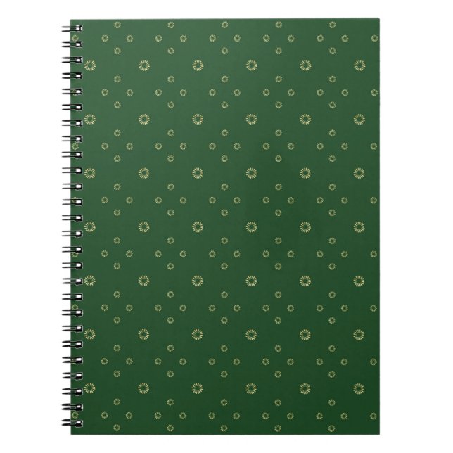 Carnet Kelly Green | Golden Zinnia Sun (Devant)