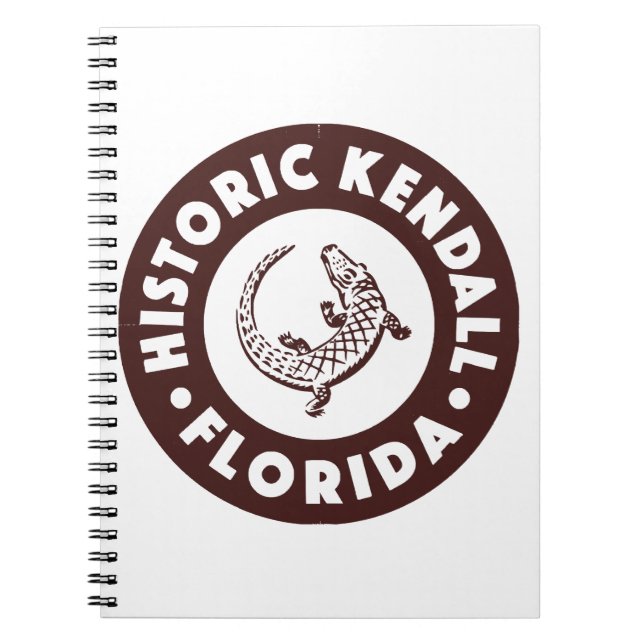 Carnet Kendall Floride Cercle - Brun  (Devant)