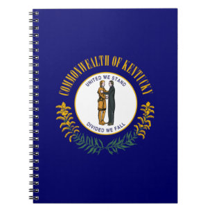 Carnet Kentucky : Drapeau d'État américain du Commonwealt