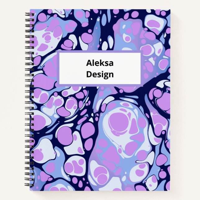 Carnet Kerra - Liquify, design moderne (Devant)