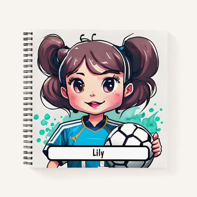 Carnet Kickin' Cutie Avec Nom Personnalisé (Devant)