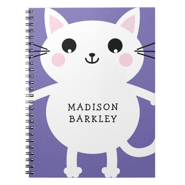 Carnet Kids Kitty Chat Cute (Devant)